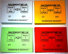 Race Night Tote Tickets